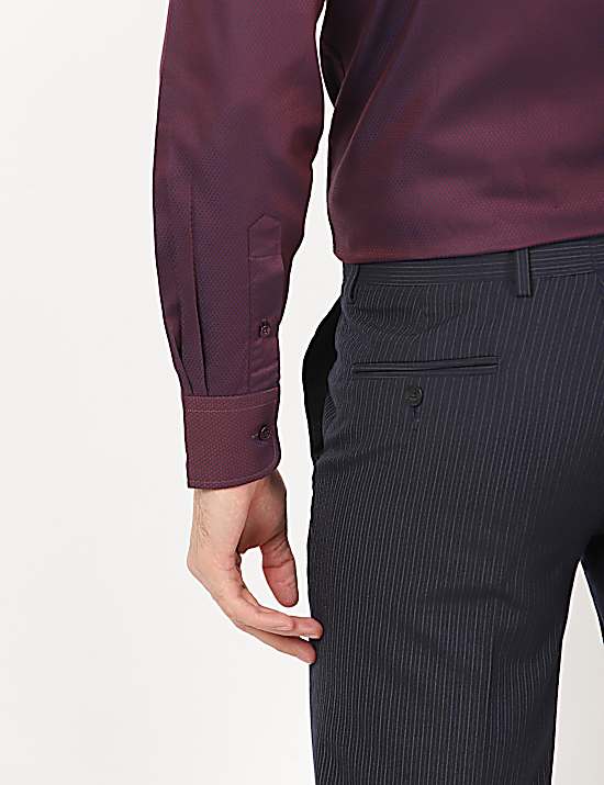 Tailored Striped Longline Waistcoat