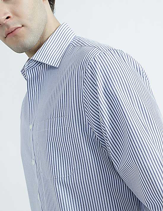 Tailored Striped Longline Waistcoat