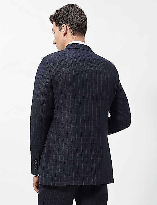 Tailored Striped Longline Waistcoat