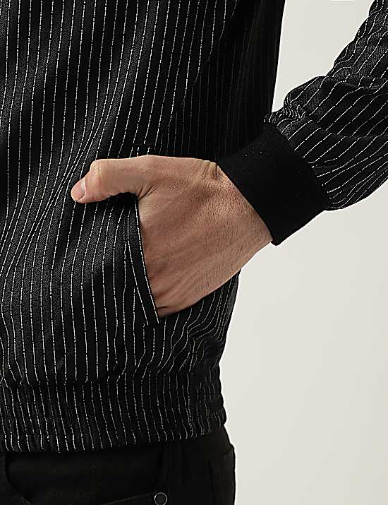 Tailored Striped Longline Waistcoat