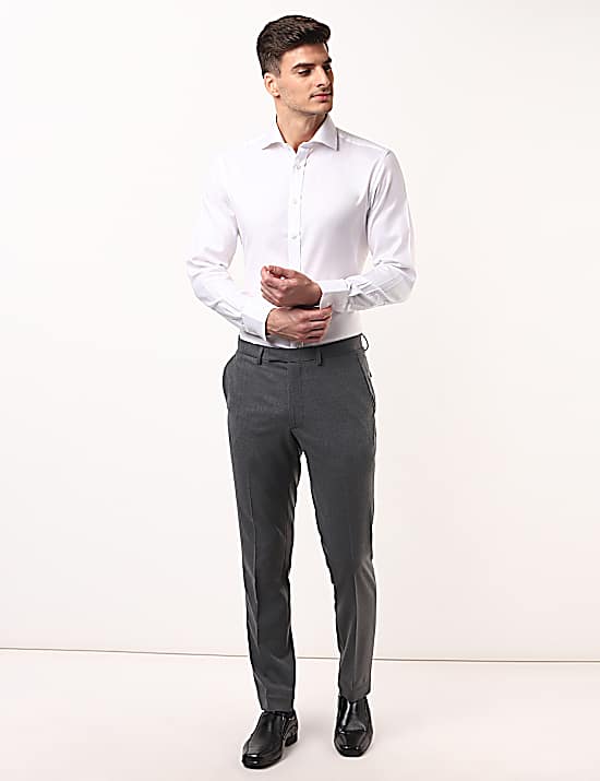 Tailored Striped Longline Waistcoat