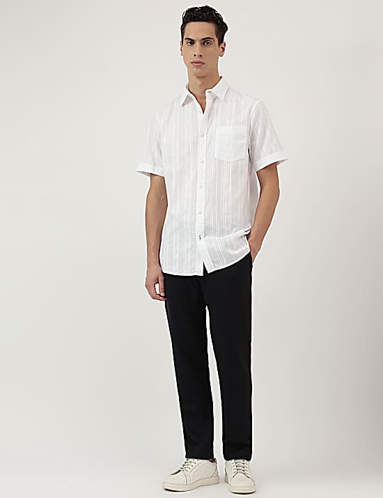 Tailored Striped Longline Waistcoat