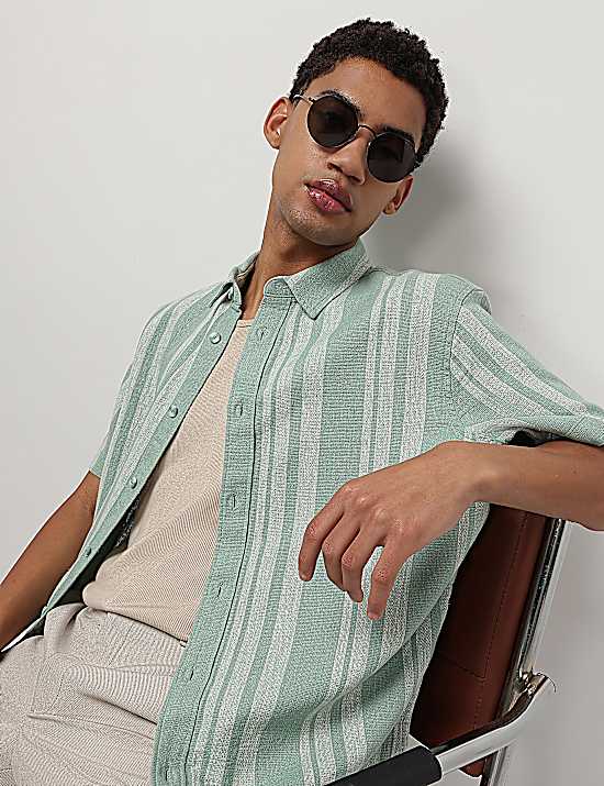 Tailored Striped Longline Waistcoat