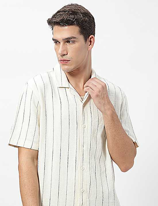 Tailored Striped Longline Waistcoat
