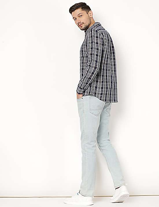 Tailored Striped Longline Waistcoat