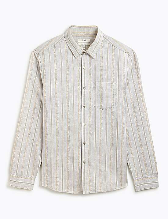 Tailored Striped Longline Waistcoat