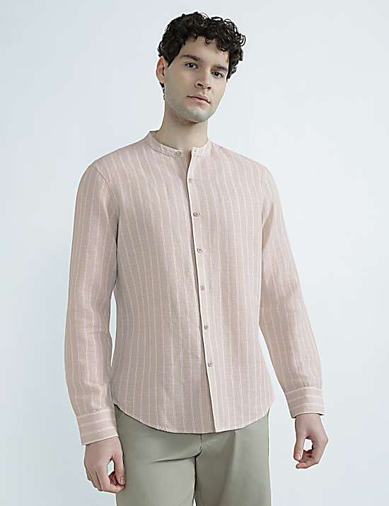Tailored Striped Longline Waistcoat