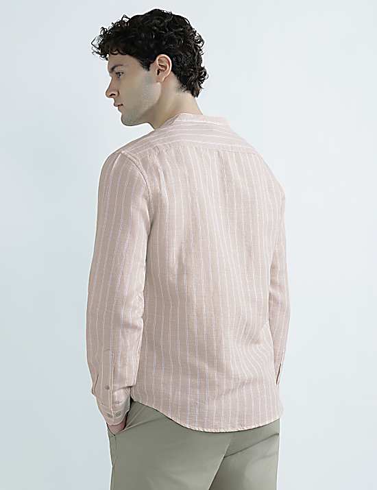 Tailored Striped Longline Waistcoat