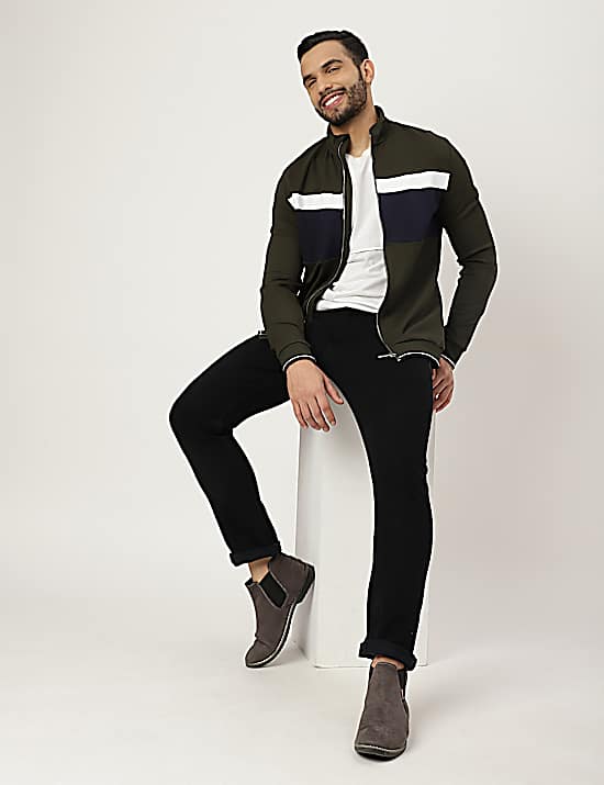 Tailored Striped Longline Waistcoat