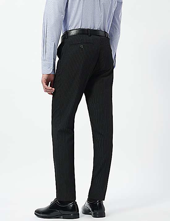 Tailored Striped Longline Waistcoat