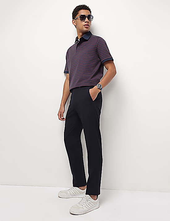 Tailored Striped Longline Waistcoat