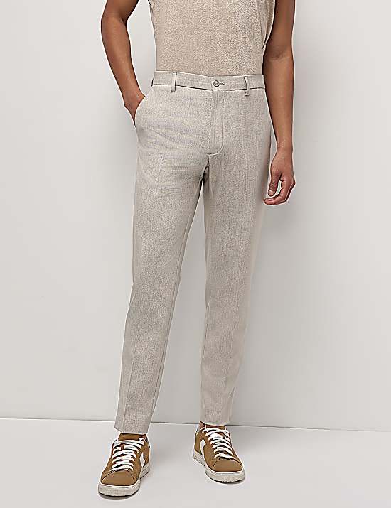 Tailored Striped Longline Waistcoat