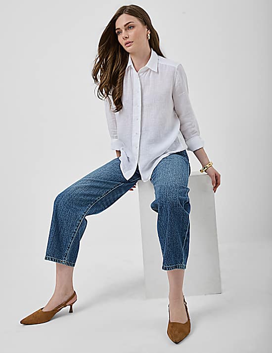 Tailored Striped Longline Waistcoat