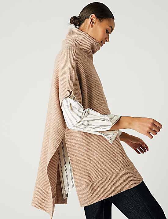 Tailored Striped Longline Waistcoat