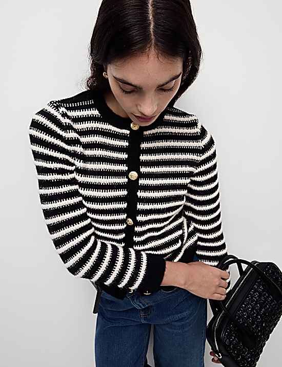 Tailored Striped Longline Waistcoat