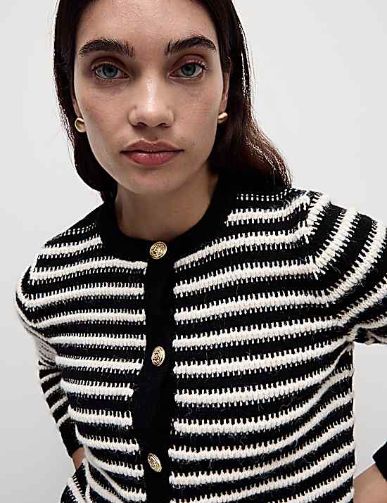 Tailored Striped Longline Waistcoat