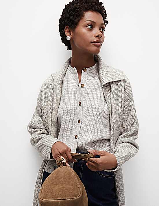 Tailored Striped Longline Waistcoat