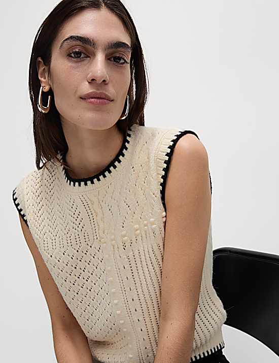 Tailored Striped Longline Waistcoat