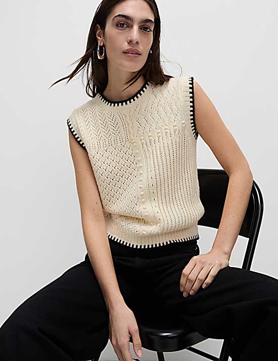 Tailored Striped Longline Waistcoat
