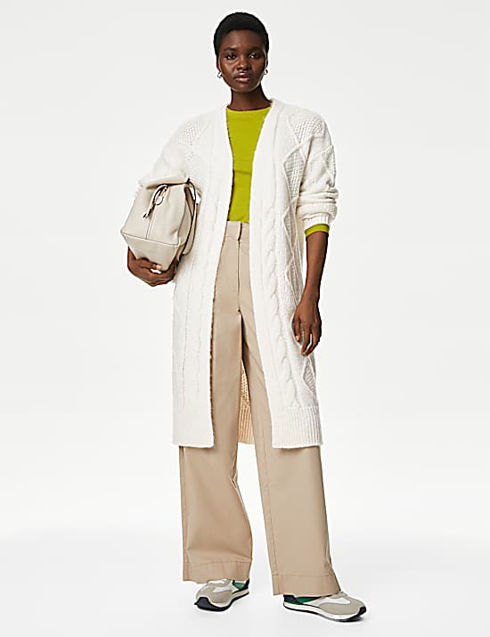 Tailored Striped Longline Waistcoat
