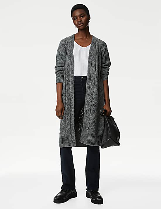 Tailored Striped Longline Waistcoat