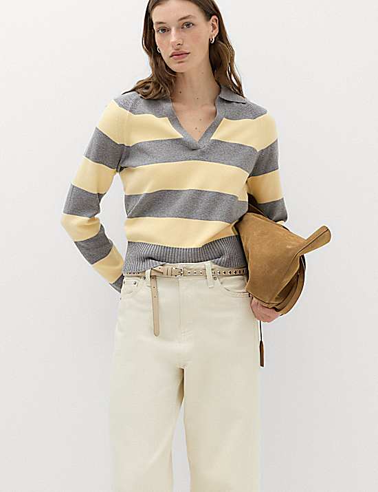 Tailored Striped Longline Waistcoat