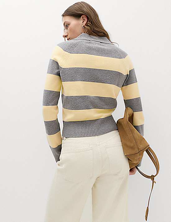 Tailored Striped Longline Waistcoat