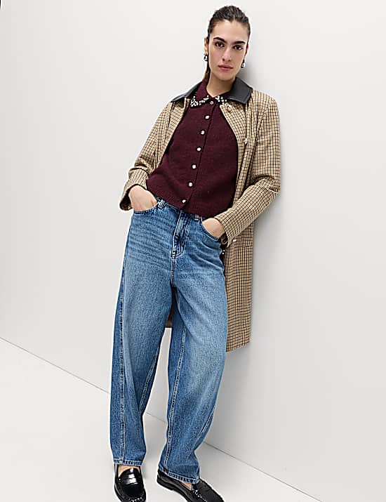 Tailored Striped Longline Waistcoat
