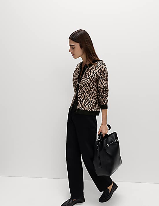 Tailored Striped Longline Waistcoat