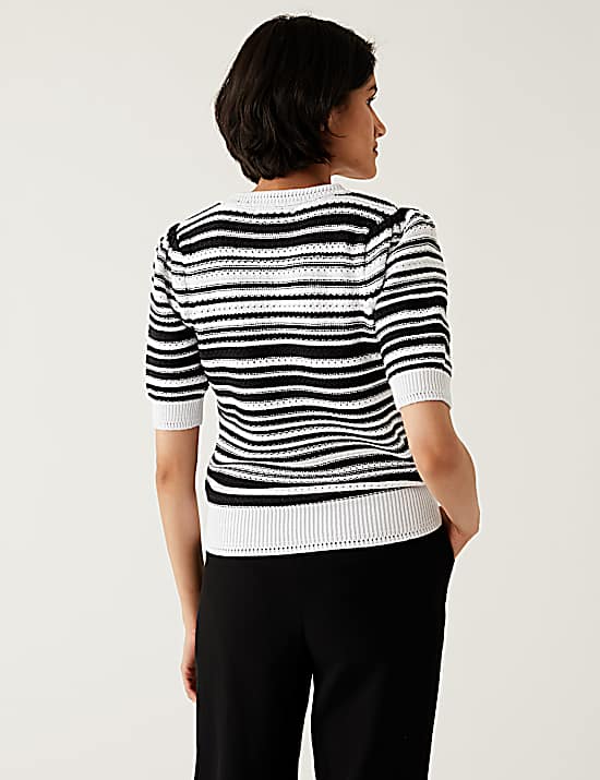 Tailored Striped Longline Waistcoat