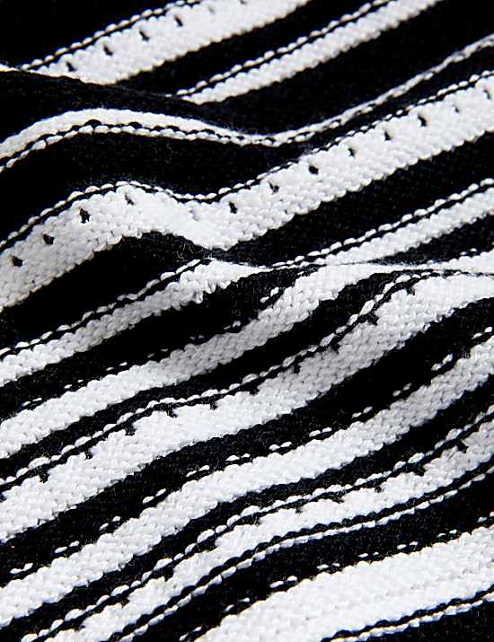 Tailored Striped Longline Waistcoat