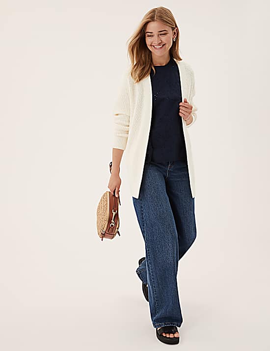 Tailored Striped Longline Waistcoat