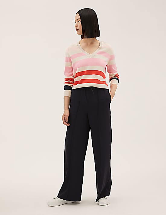 Tailored Striped Longline Waistcoat
