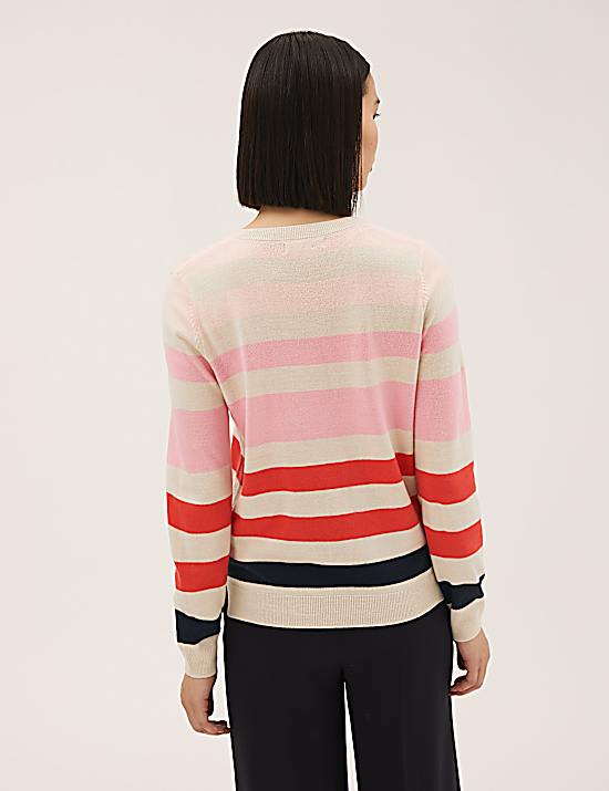 Tailored Striped Longline Waistcoat