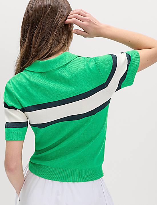 Tailored Striped Longline Waistcoat
