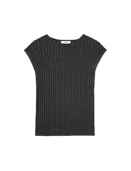 Tailored Striped Longline Waistcoat
