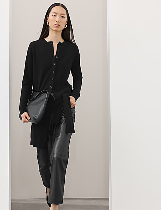 Tailored Striped Longline Waistcoat