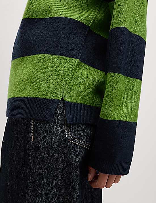 Tailored Striped Longline Waistcoat