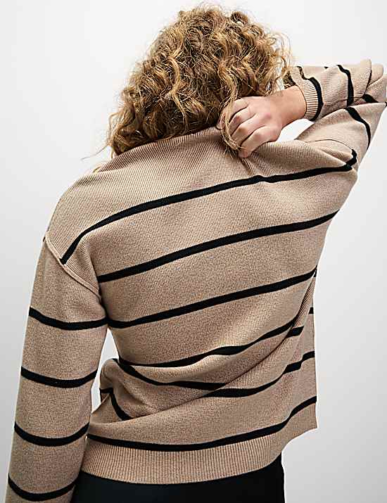 Tailored Striped Longline Waistcoat