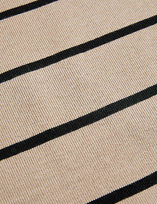 Tailored Striped Longline Waistcoat
