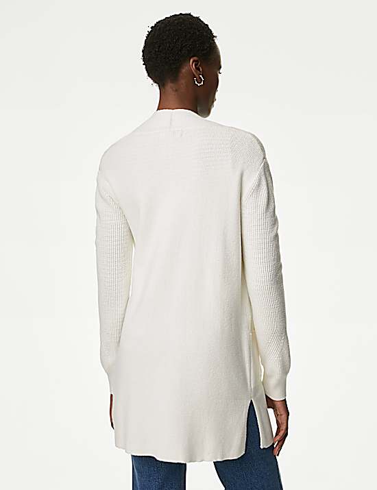 Tailored Striped Longline Waistcoat