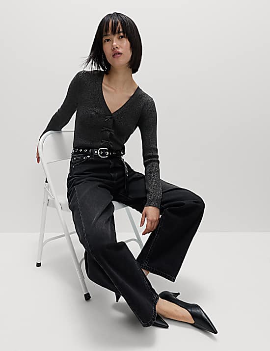 Tailored Striped Longline Waistcoat