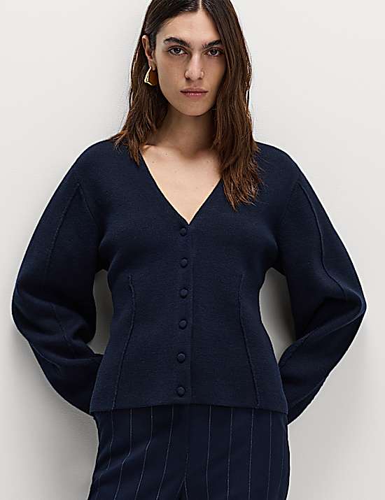 Tailored Striped Longline Waistcoat