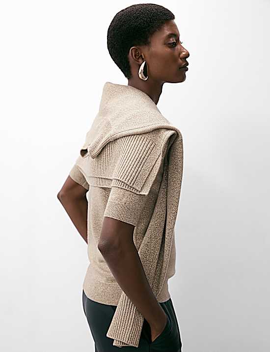Tailored Striped Longline Waistcoat