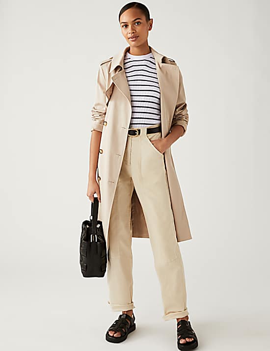 Tailored Striped Longline Waistcoat