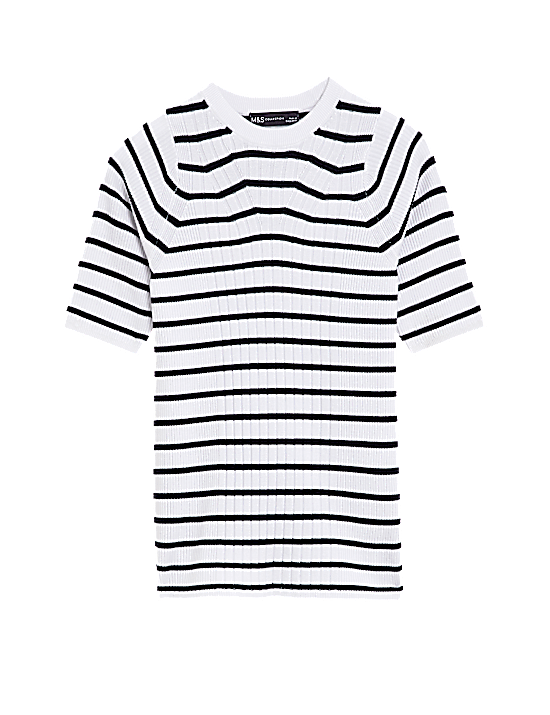 Tailored Striped Longline Waistcoat