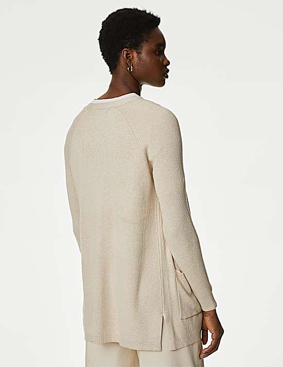 Tailored Striped Longline Waistcoat