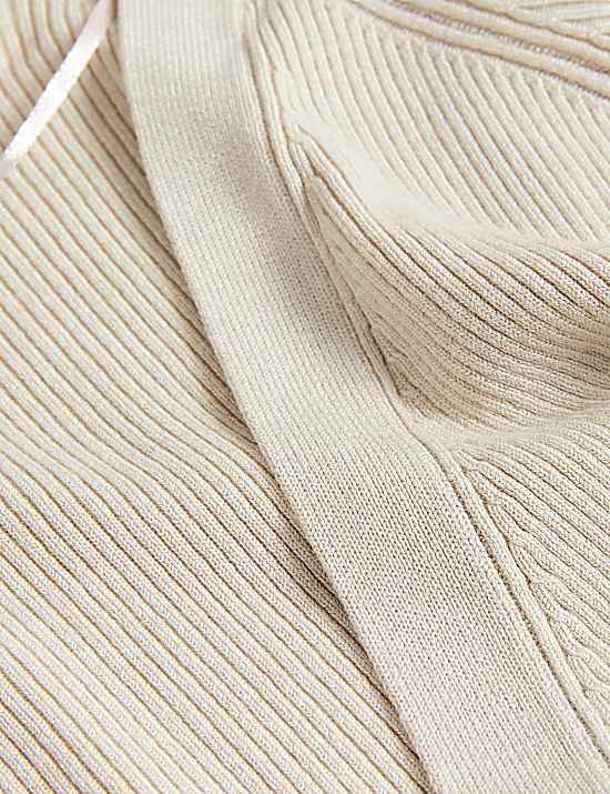 Tailored Striped Longline Waistcoat