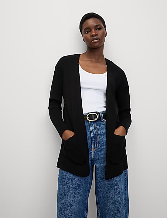 Tailored Striped Longline Waistcoat