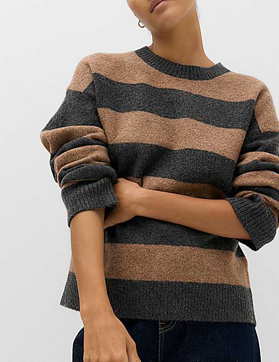 Tailored Striped Longline Waistcoat